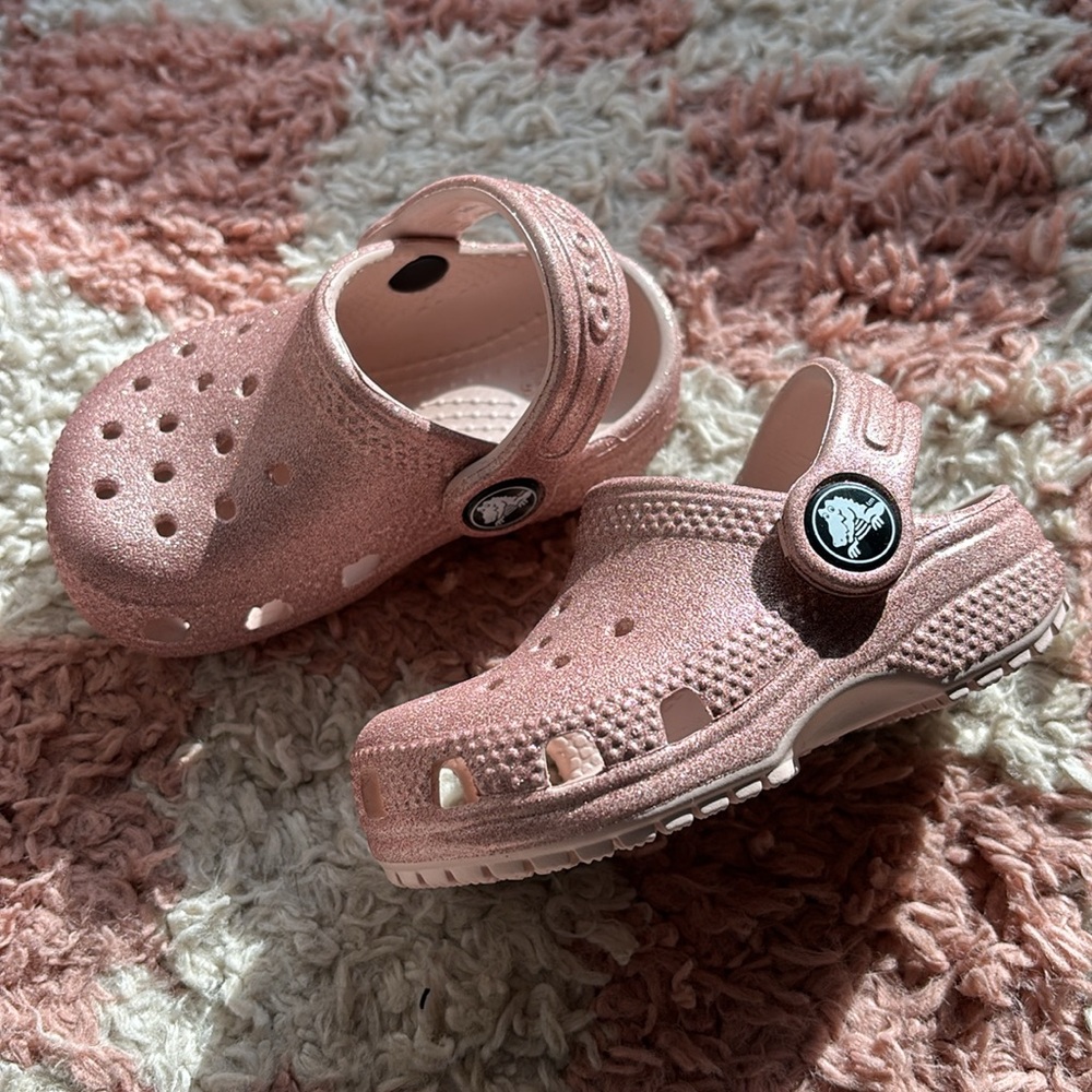 Quartz Glitter Toddler Crocs C4